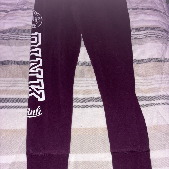 PINK Victoria's Secret Purple Kids Leggings - Picture 4 of 4